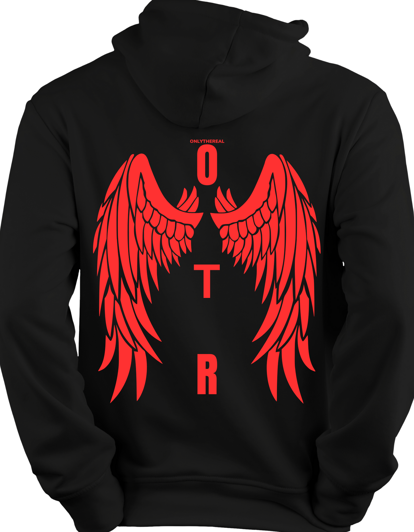 OTR  Red Hoodie x wings